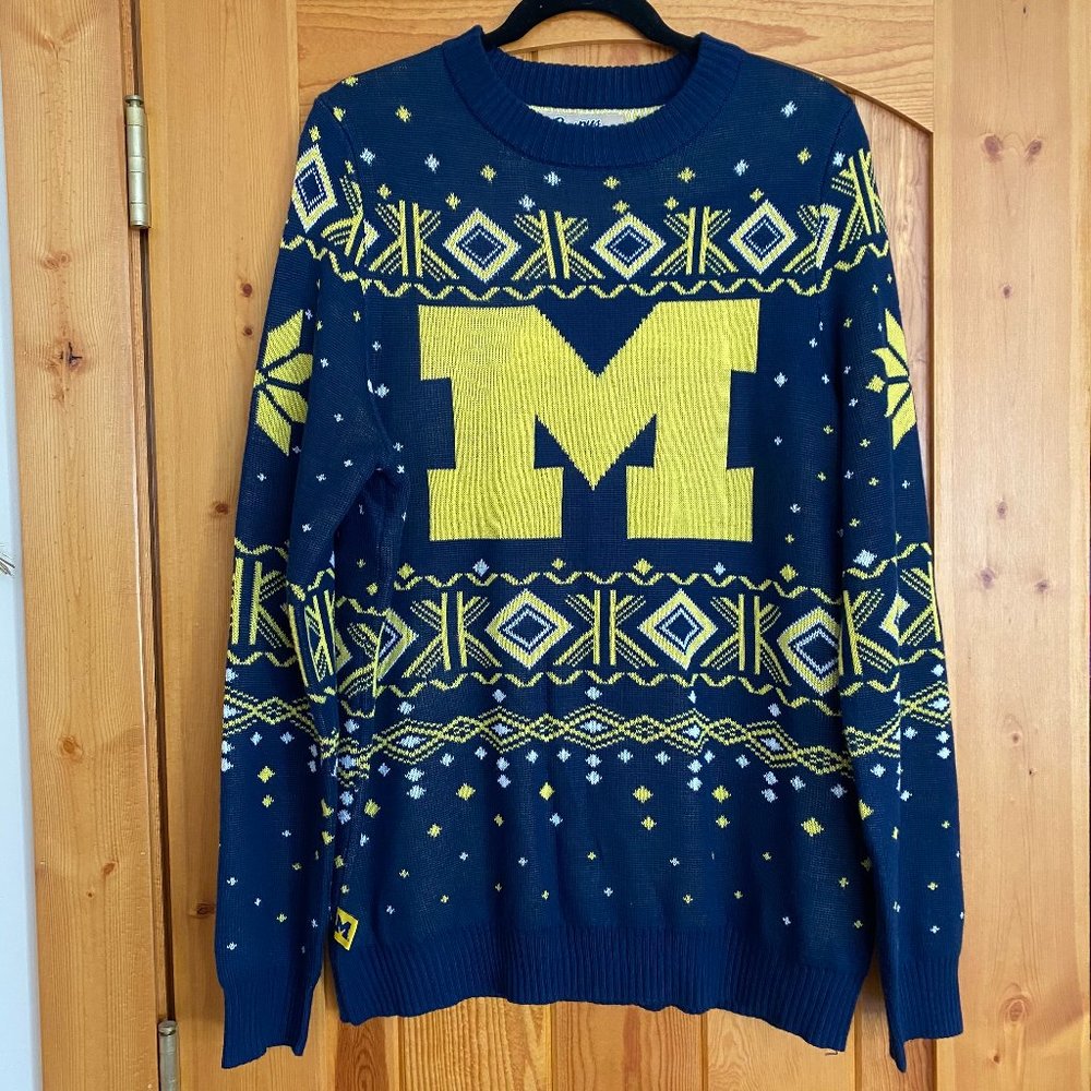 University of Michigan Wolverines Holiday Sweater